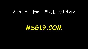 Chick screwed on a massage table