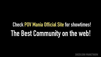 Makayla cox in skirt & high heels sucks & rides miles long's dick