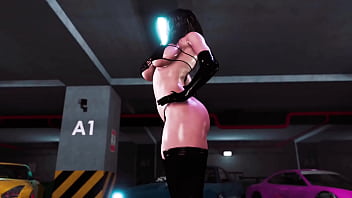 Curvy milf rosanna in tight black outfit posing solo in parking lot Curvy milf rosanna in tight black outfit posing solo in parking lot