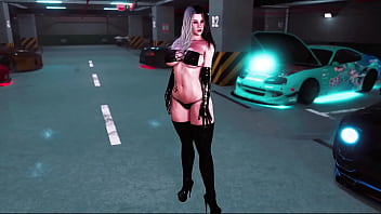 Curvy milf rosanna in tight black outfit posing solo in parking lot Curvy milf rosanna in tight black outfit posing solo in parking lot