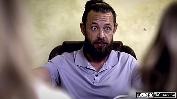 College counselor thinks theres some sexual tension between these teens and suggest they lick ifo small tits blondes suck off the pervs cock