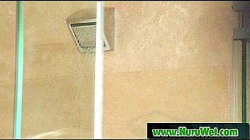 Blonde milf nuru massage turns into blowjob 69 03