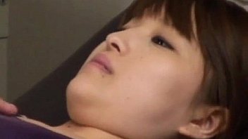 Japanese in swim suit gets tits massaged