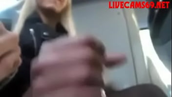 Handjob on the bus xxx