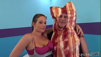 Bacon costumed dan porks tory lane