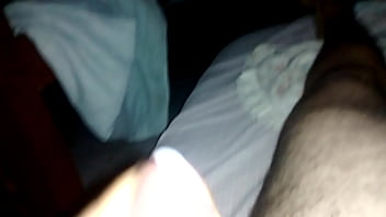 Handjob solo and cum