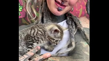 This cute little kitty makes me smile what always brings a smile to your face #kittycuddles #smile #catlove #psyl