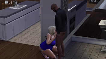 Sims 4 revisting the sims and having a milf and a goth milf live together and have sex with different people