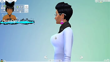 Sims 4 revisting the sims and having a milf and a goth milf live together and have sex with different people