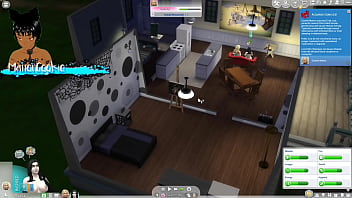 Sims 4 revisting the sims and having a milf and a goth milf live together and have sex with different people