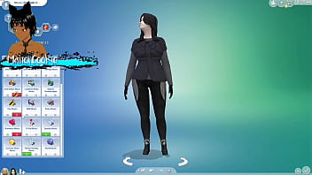 Sims 4 revisting the sims and having a milf and a goth milf live together and have sex with different people