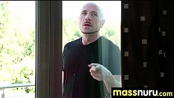 Japanese masseuse gives a full service massage 15