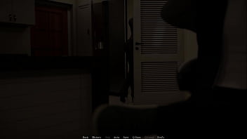 Сделал куни тёте в душе