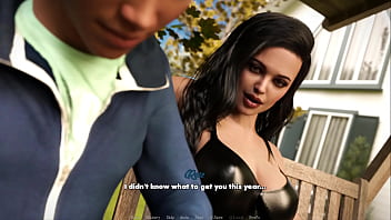 Сделал куни тёте в душе