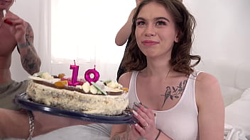 Bella tornado sweet angel vs 2 monster cock happy anal day original series