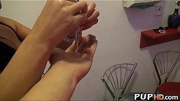 Hot european brunette fucks for cash 2