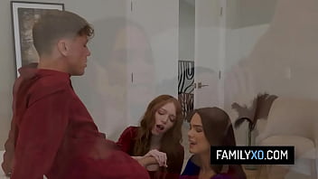 My pervy husband fucked me and his stepsister together