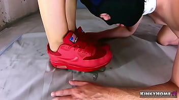 Foot and nike fetish