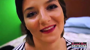 Petite green eyed beauty kylie sucks a cock and gets her pussy fucked