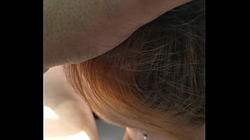 Getting a bj in her g strings