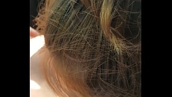 Getting a bj in her g strings