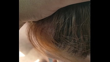 Getting a bj in her g strings