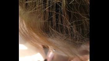 Getting a bj in her g strings