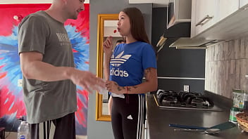 Slutty latina maid fucks boss to keep her job