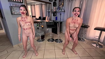 Two stupid sluts degrading themselves Two stupid sluts degrading themselves