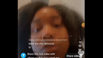 Female cleaning herself