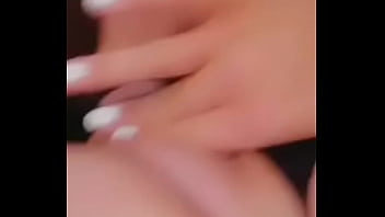 Milf masterbates on couch