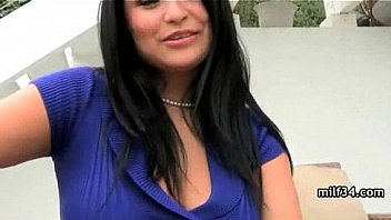 Horny big tit milf gives a hot blowjob Horny big tit milf gives a hot blowjob