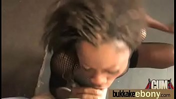 Ebony Girl Gang Banged And Covered In Cum 8 thumbnail