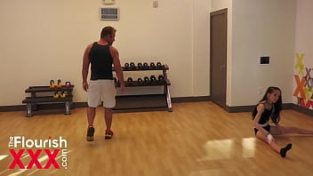 Zaria nova casting newbie and chad white pornstar in dance studio to hotel sex