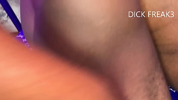 Fucking case with two hot ebony full part on red sheer