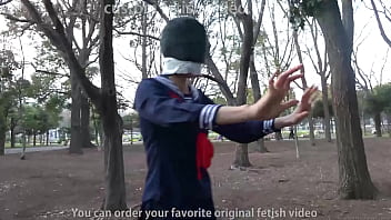 Blindfold walks are nerve wracking and fun