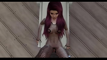 Girl in fishnet fucked