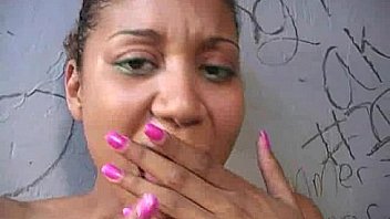 Interracial white lady confesses her sins at gloryhole 4