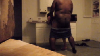 Got her in the kitchen again