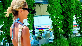 Visiting a castle in beatiful sea promenade town holiday vlog