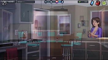 Summertime saga by darkcookie horny stepsis was caught masturbating in her room with a 30cm monster dildo