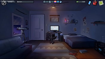 Summertime saga by darkcookie horny stepsis was caught masturbating in her room with a 30cm monster dildo