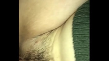 Fucking a cute girl and cumming on her
