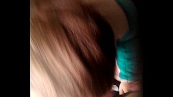 Pawg brunette giving good sloppy head