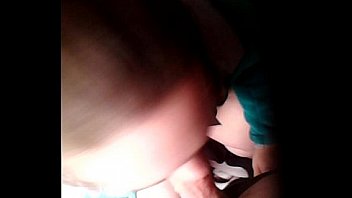 Pawg brunette giving good sloppy head