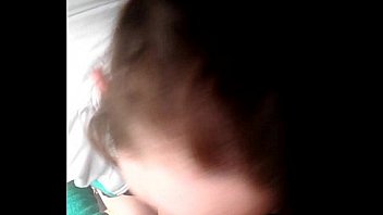 Pawg brunette giving good sloppy head