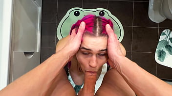 She stuck in washing machine and this is the way to get her out