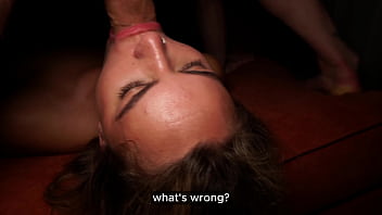 Fucking hottie gets a hard dick and a face full of cum