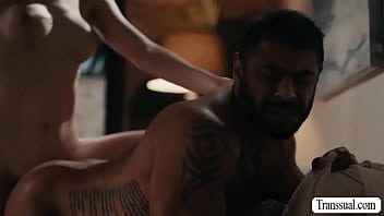 Stepdad Gives His Gorgeous Shemale Stepdaughter A Leg Massageafter That They Get Horny And He Lets His Ts Stepdaughter Bareback His Ass thumbnail