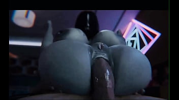 Huge boobs moaning 3d